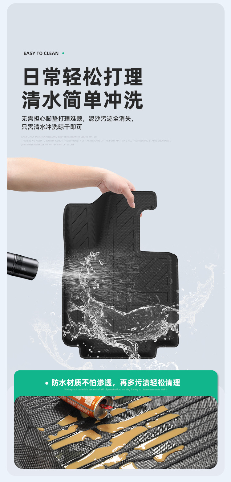 Suitable for 26 models of Chery iCAR V27 car-specific floor mats, TPE floor mats, trunk mats, and seat back cushions