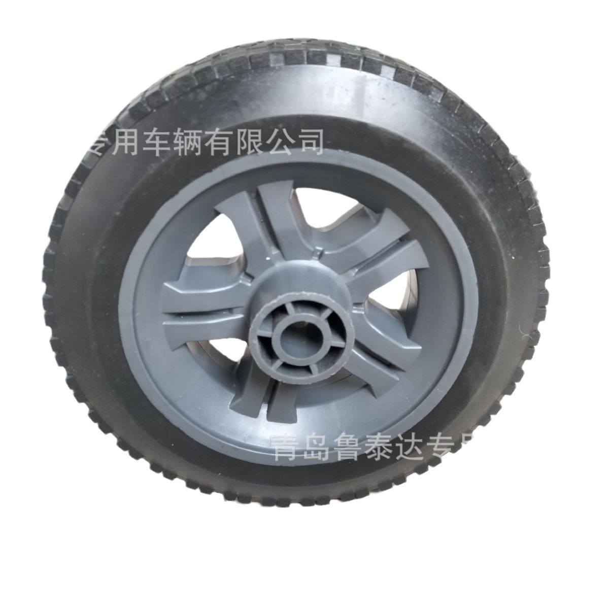 Rueda de goma sólida de alta calidad de la fábrica Rueda de espuma de PU neumático de carro inflable antiempate sólido