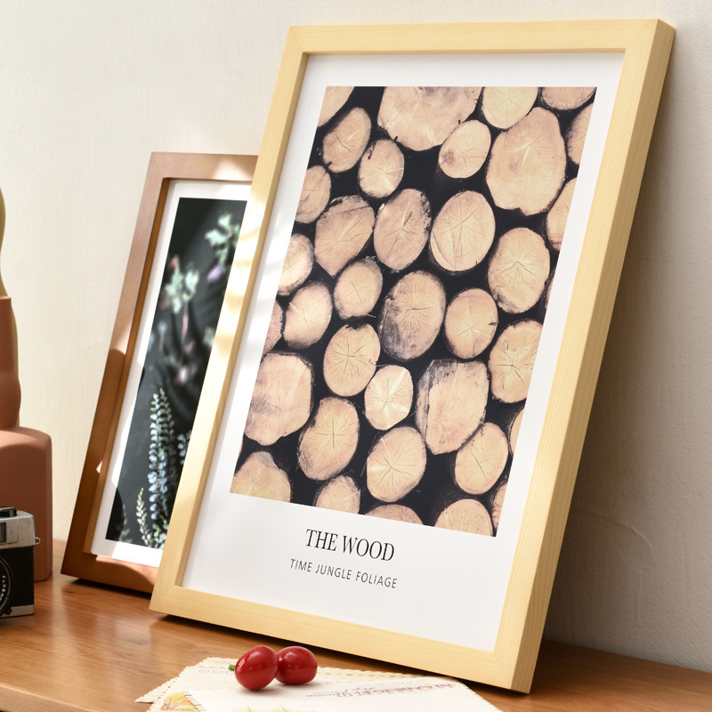 Solid Wood Photo Frame Wall Hanging Picture Frame Mounted A4 Table A3 4 Open 8K16 Inch 20 Inch 24 Photo Album Photo Frame Wooden Solid Wood Photo Frame Wall Hanging Picture Frame Mounted A4 Table A3 4 Open 8K16 Inch 20 Inch 24 Photo Album Photo Frame Wooden