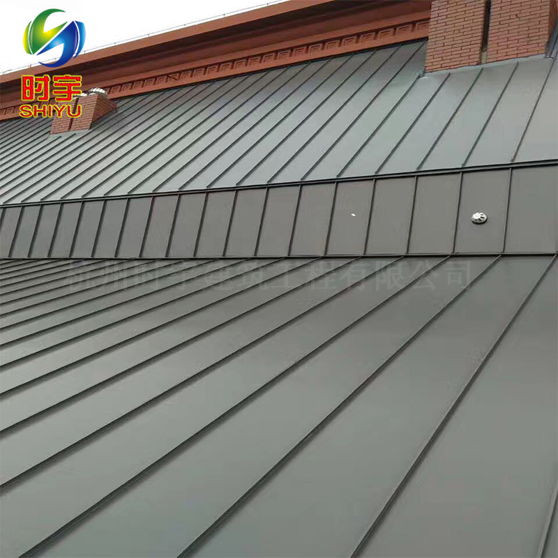 铝镁锰屋面板0.8mm厚铝合金屋面板 产业园矮立边金属屋面集成系统