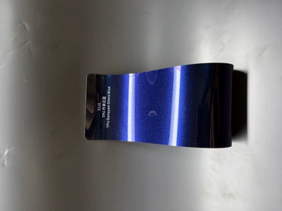 Tpu Colored Car Wrap, Danquan Stone Blue Pet Car Color Change Film, Tpu Invisible Car Wrap, Ppf Wholesale Source Factory (Auto Color Change Film) - tpu-danquan-stone-blue-dry-paste-15215m