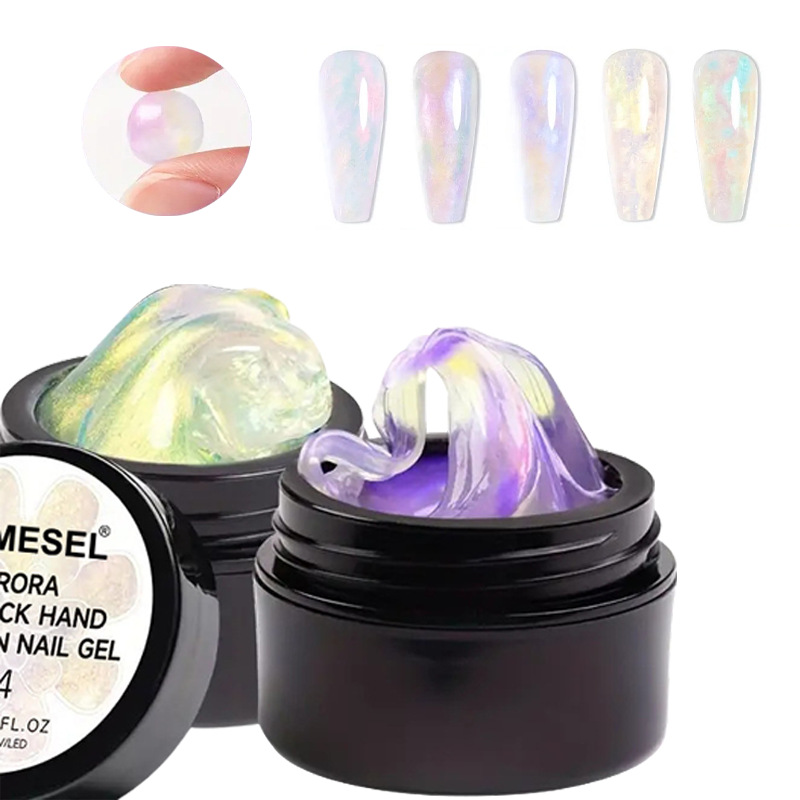 El nuevo pegamento de extensión de mano antiadherente para uñas, el pegamento para pellizcar, puede tallar y dar forma a las uñas de fototerapia, pegamento para uñas al por mayor