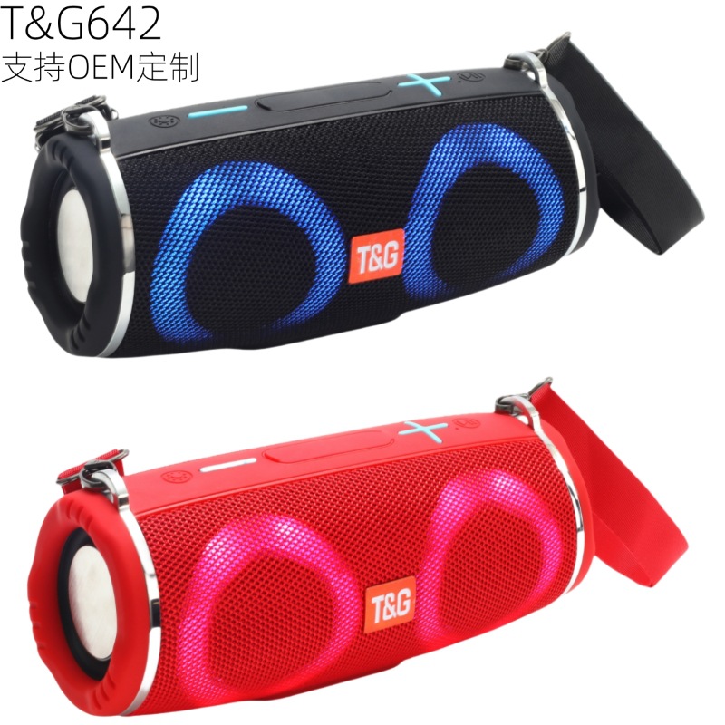 Transfronteriza modelo privado nuevo tg642 altavoz Bluetooth FM TARJETA DE Radio portátil al aire libre subwoofer creativo pequeño ESTÉREO