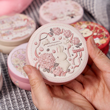 新款原创喜糖盒立体图案卡通梨膏糖铁盒宝宝百日糖果礼盒包装铁盒