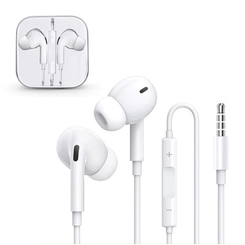 Слушалки совместимые с Apple, Oppo, Huawei, Vivo, Xiaomi, iPhone, проводное управление, Android