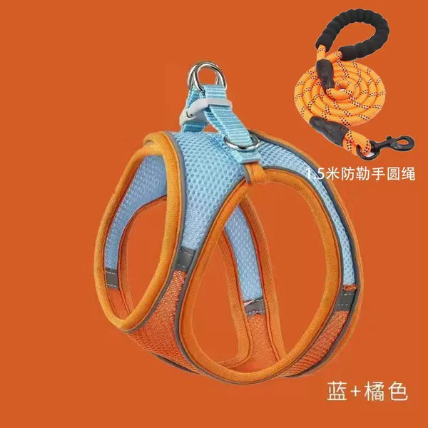 ==@ Blue orange (mesh) + orange anti-strip round rope