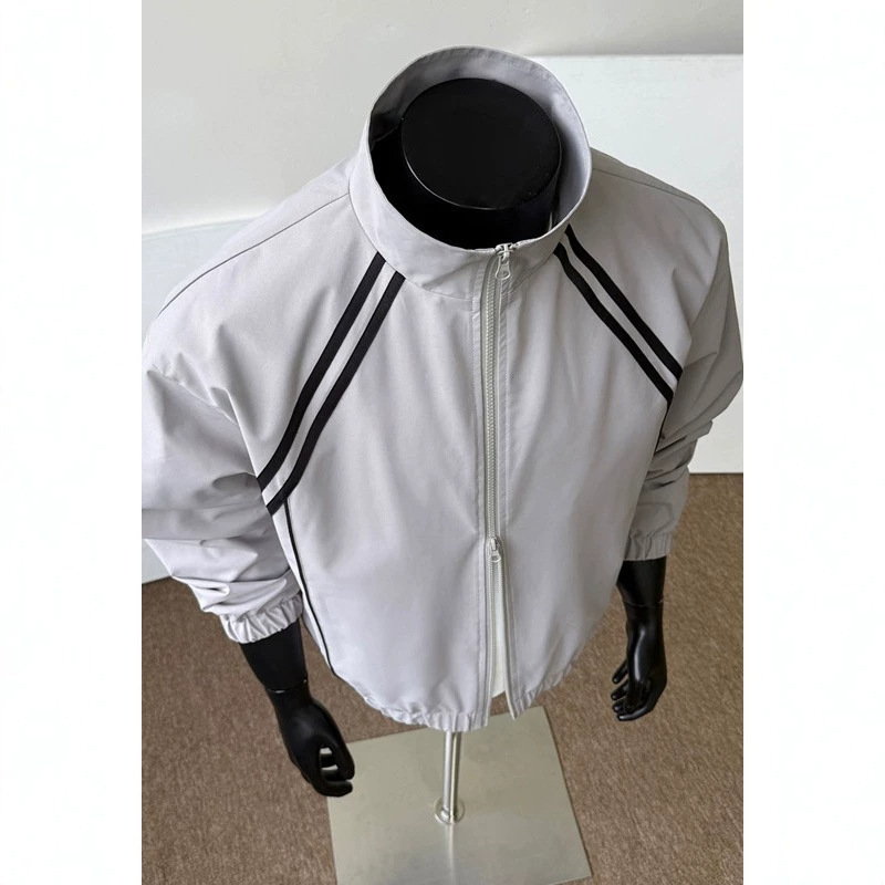 2026 Unisex Autumn New Hong Kong Style Plus Size Stand Collar Sports Jacket Workwear Quick-Dry Breathable Outdoor Top 2026 Unisex Autumn New Hong Kong Style Plus Size Stand Collar Sports Jacket Workwear Quick-Dry Breathable Outdoor Top