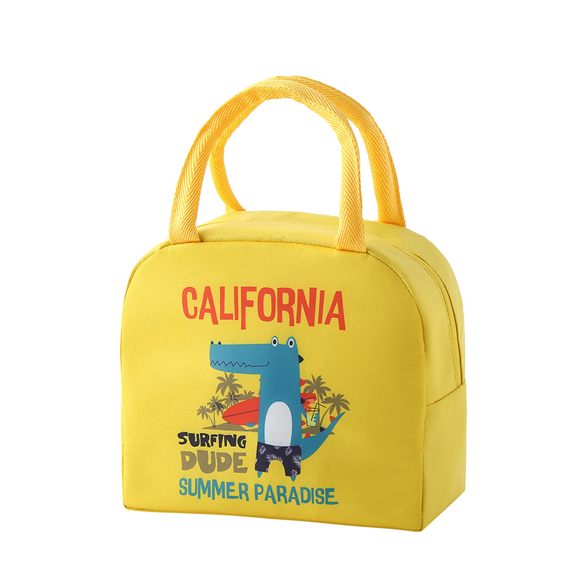 Bolsa de almuerzo estilo japonés bolsas de dibujos animados almuerzo alumno almuerzo aislamiento de la bolsa de helado