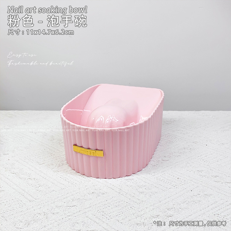 Nuevo Nail Bubble hand Bowl avanzado japonés salón de uñas burbuja transparente muñeca burbuja mano cuenca herramienta de acrílico transparente