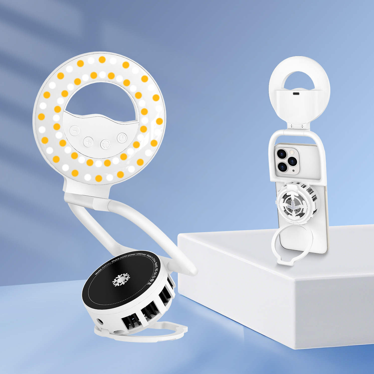 Radiator Magnetic Bracket Multi-Functional Beauty Face Slimming Fill Light Portable Outdoor Professional Live Broadcast Desktop Bracket