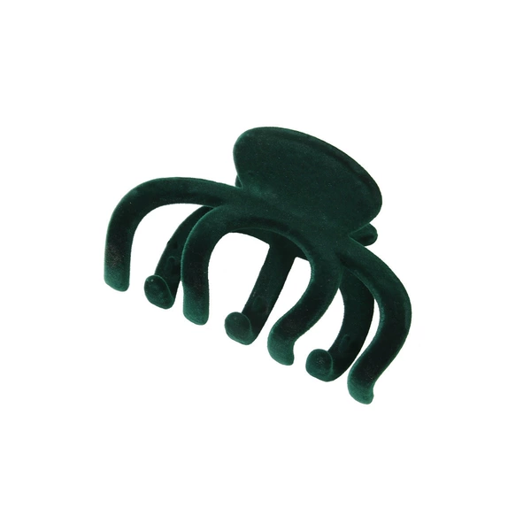 10cm seven-claw flocking-green