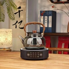 電気セラミックストーブ 12 ギア多機能ラウンドティーストーブオフィス家庭用湯沸かしティーストーブ周囲のティーストーブ新しいスタイル