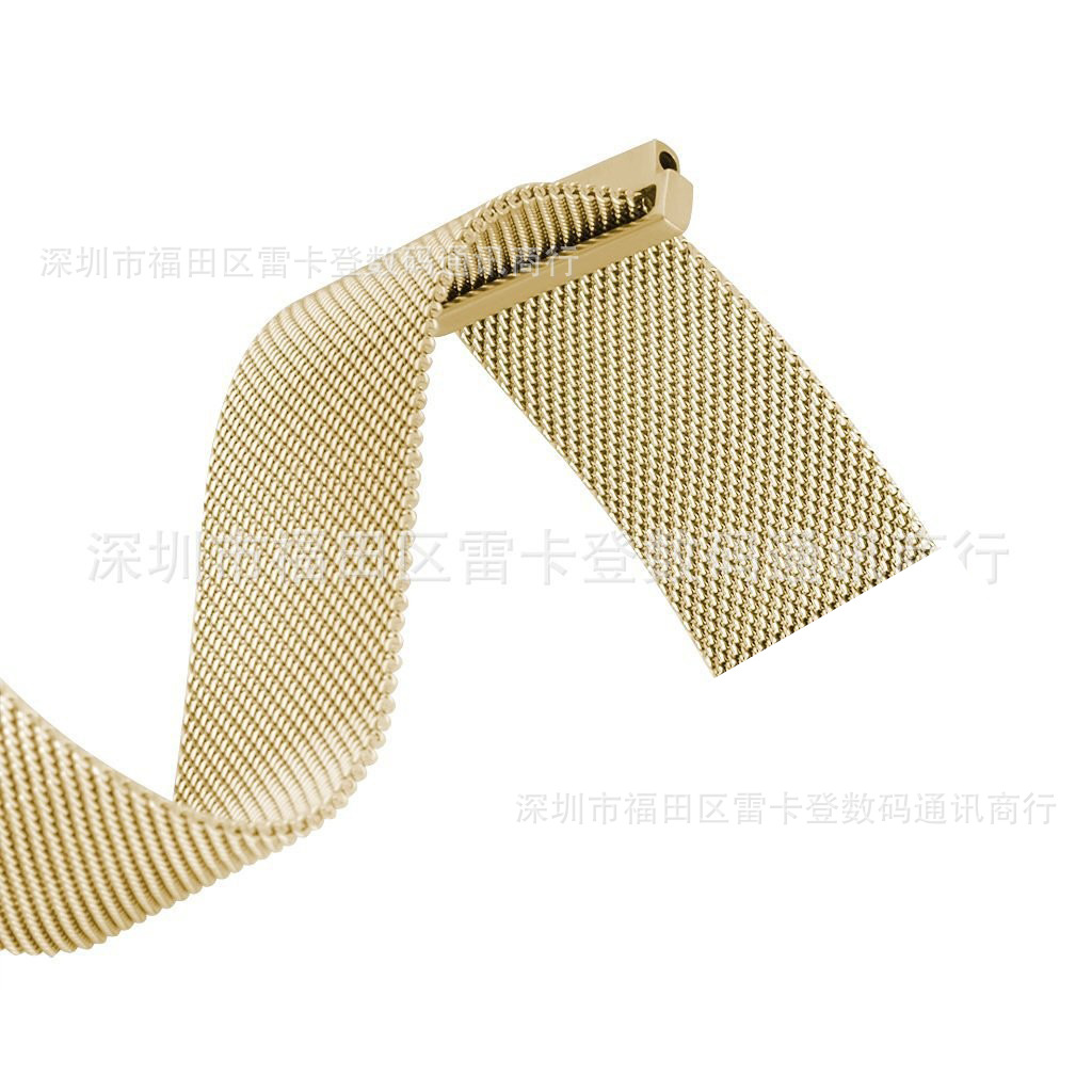 Aplicable al reloj Samsung S3S2 AMAZFIT Huami Huawei Milan Nice Correa deportiva magnética de acero inoxidable