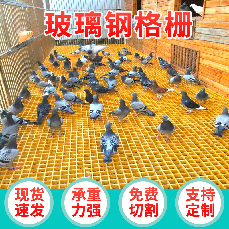 电镀厂玻璃钢格栅 洗车房场地公棚格栅板 市政工程泳池建筑网格板