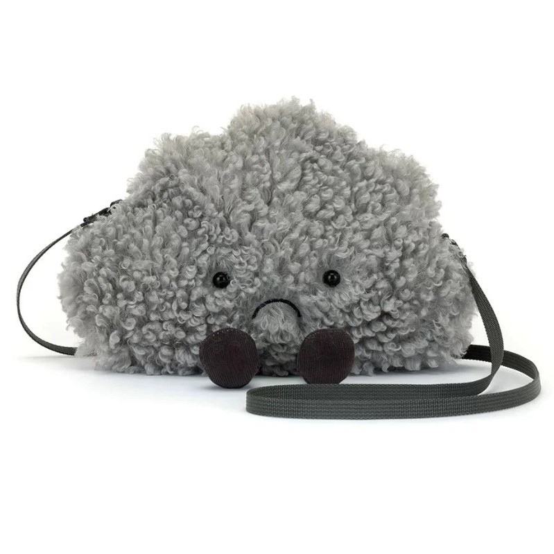 ドロップシッピング英国 Jellycat 楽しいストームクラウドバッグぬいぐるみクロスボディバック 2025 春夏|undefined