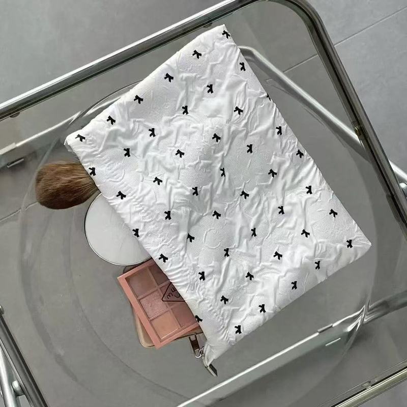 クロスボーダーリボン化粧品袋、高価値財布収納袋、かわいい化粧品袋、大容量トイレタリーバッグ、レディースバッグ|undefined