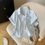 宽松短袖polo休闲衬衫
