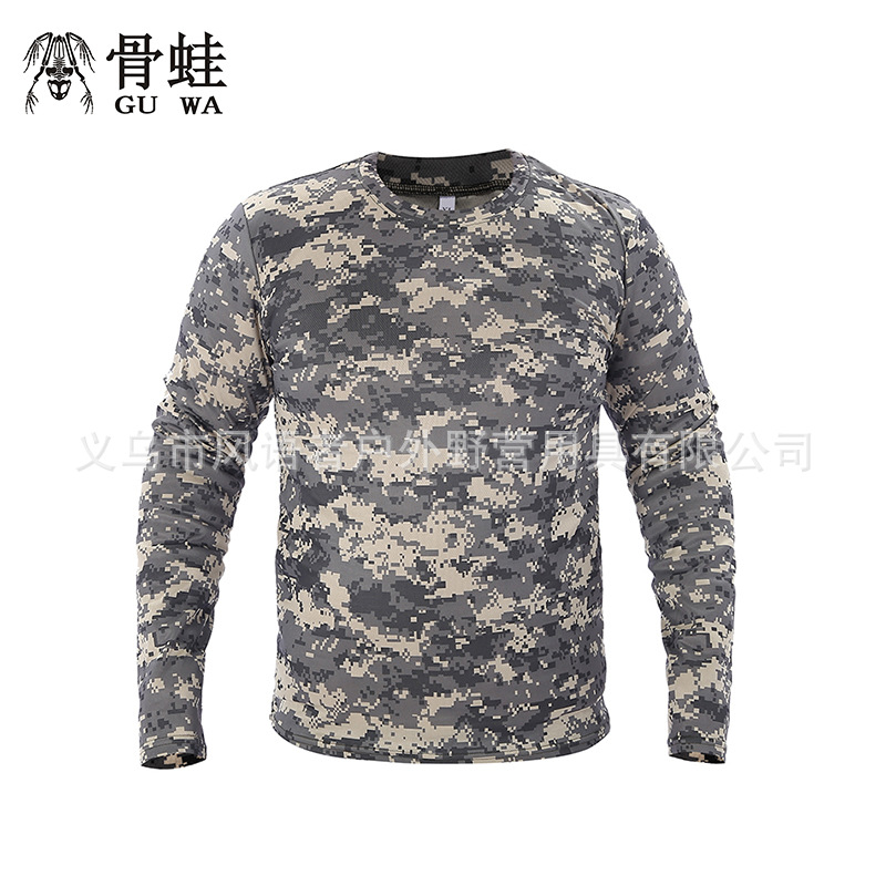 Hueso rana de secado rápido manga larga Camiseta generación en stock deportes ocio deportes tamaño libre cuello redondo verano universal que absorbe la humedad