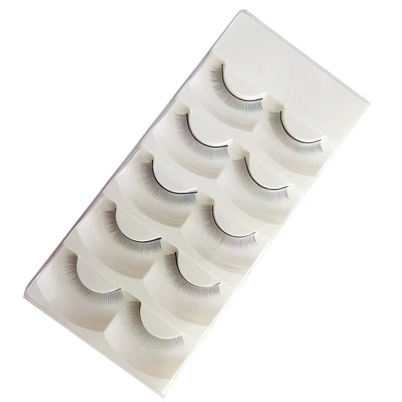 Diez a cinco pares de ropa práctica Injerto de pestañas para el cabello práctica de pestañas postizas práctica estudiantes principiante herramienta de injerto