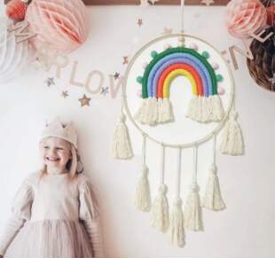 One-piece delivery ins Nordic style decorative pendant rainbow pendant bohemian style