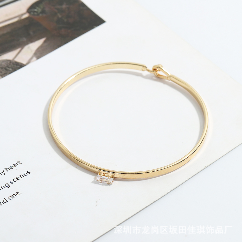 New Trendy Zinc Alloy Simple Bracelet display picture 4