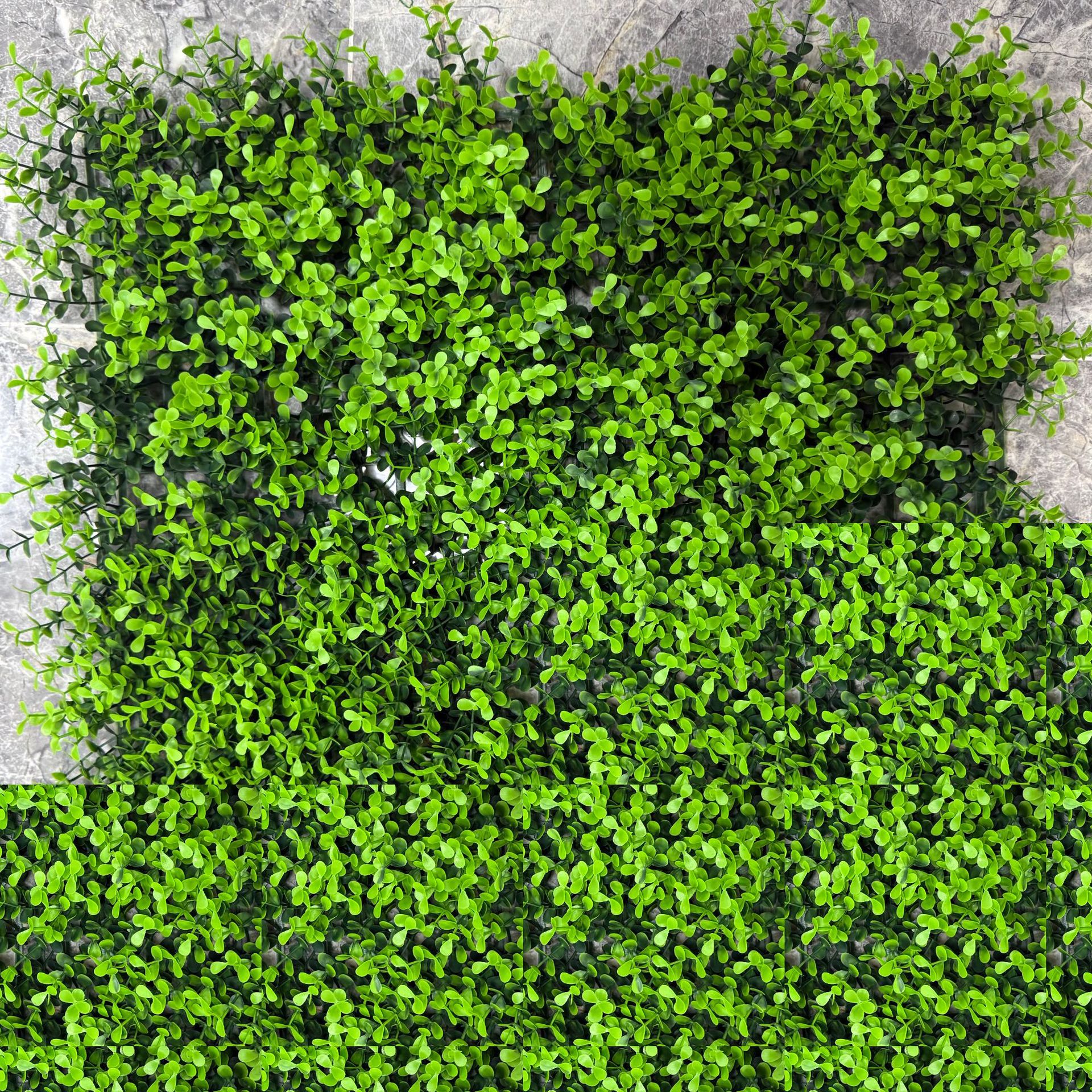 Flor artificial creativa Pared de césped decorativo interior planta verde techo artificial pared de fondo fábrica al por mayor Pared de Planta artificial