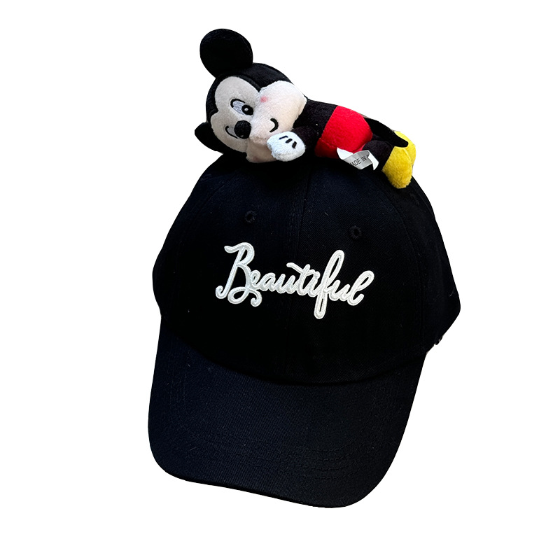 Diario mono molido Mickey Zoo paternidad gorra de lengua de pato vestido de dibujos animados para niños sombrero de béisbol sombrero de algodón suave para padres e hijos