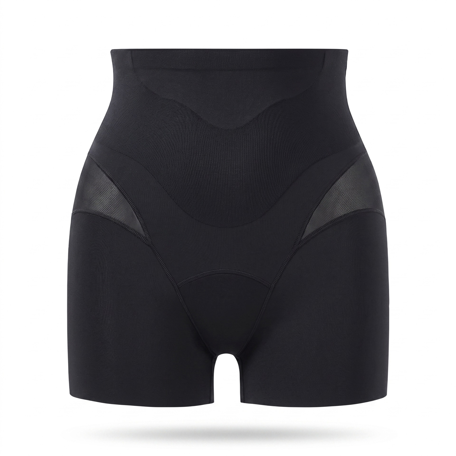 Bóxer Moldeador de Talle Alto Sin Costuras de Nylon, Transpirable y Control de Abdomen