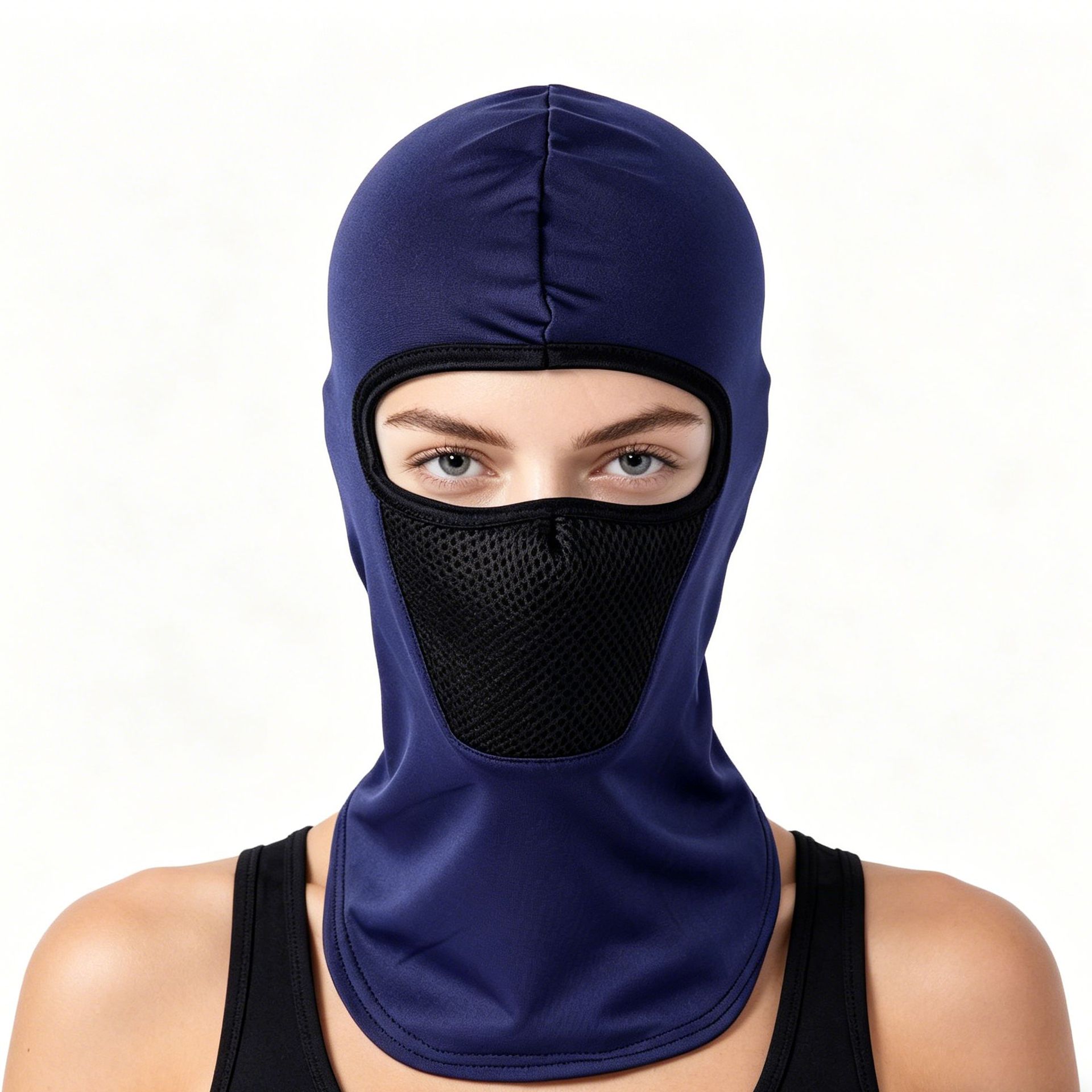 Máscara de ciclismo transpirable con protección UV