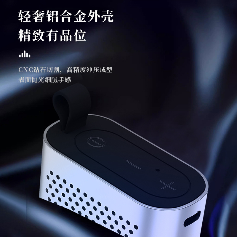 ドイツ重砲無線bluetoothスピーカーミニアルミニウム合金携帯超重サブウーファ屋外携帯小型音響|undefined