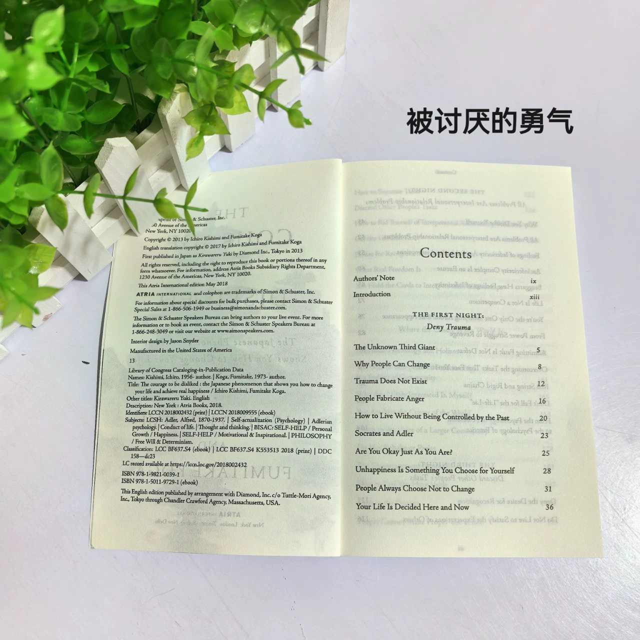 Смелость к подсчёту быть нелюбимым Англ версия бумажной книги
