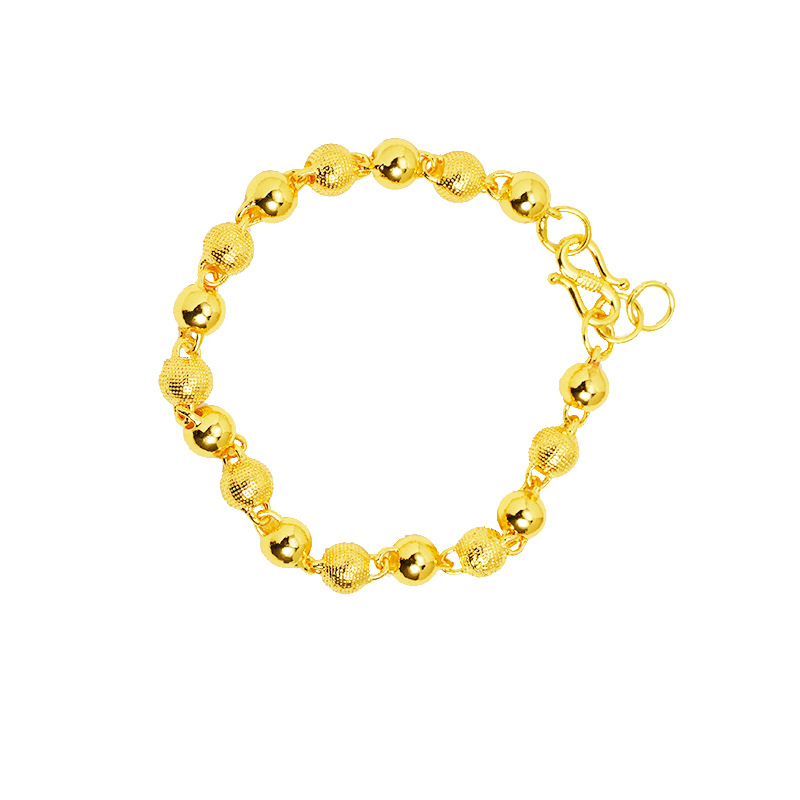 Nuevos productos de oro de arena vietnamita temperamento retro pulsera de cuentas mujeres étnicas viento no se desvanecerá joyas Yiwu al por mayor