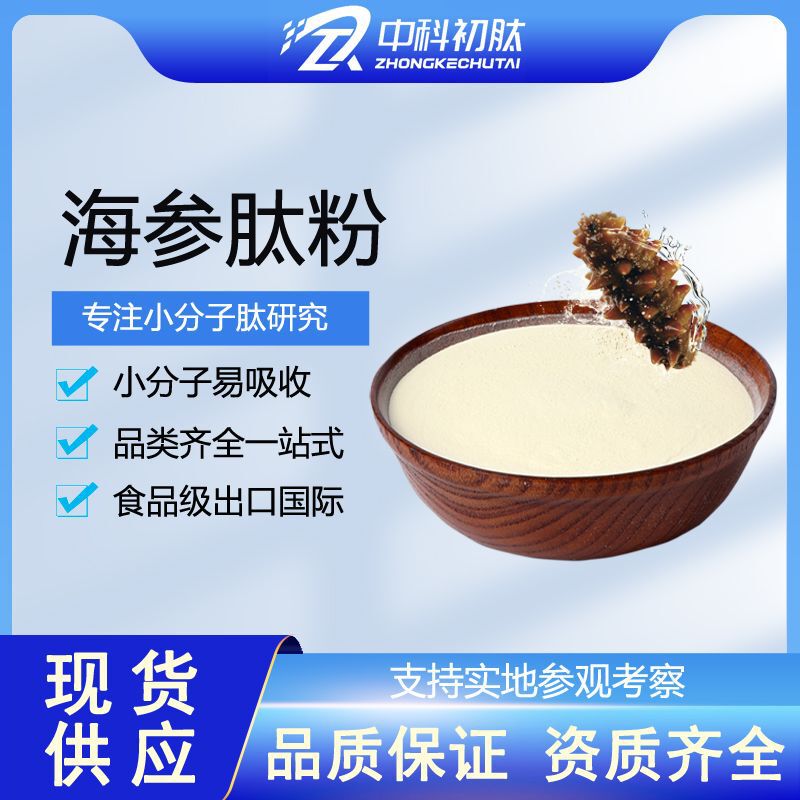 Sea Cucumber Collagen Peptide Food-Grade Small Molecule Polypeptide Powder Hydrolyzed Active Peptide Oligopeptide Sea Cucumber Peptide Powder Raw Material