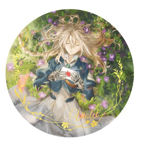 [Flash] Галактика Анимация Violet Evergarden сломанный цветок серия лазерный билет карточка-подборная коробка подвеска