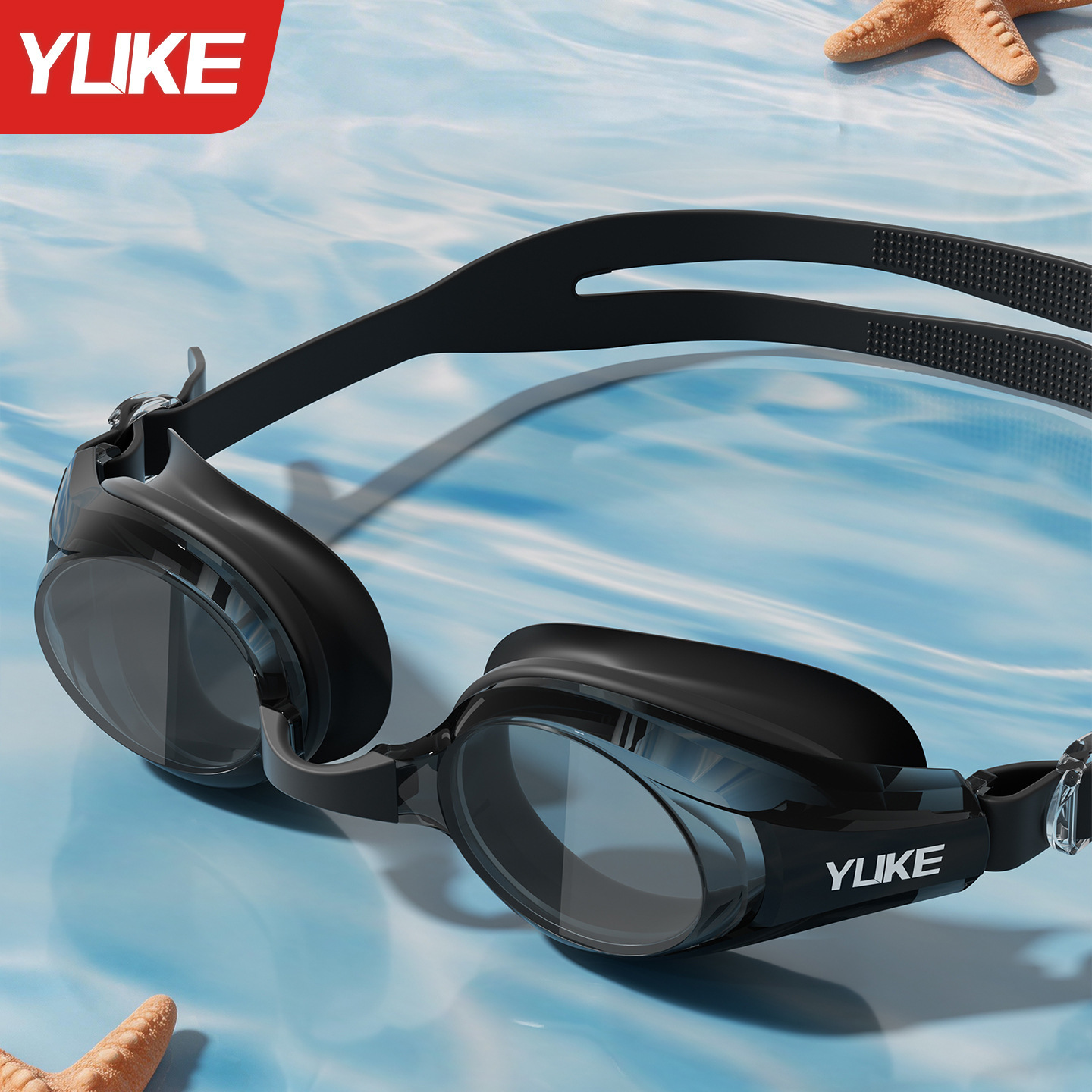 Gafas de Natación para Adultos de Policarbonato, Antiempañante e Impermeable para Buceo