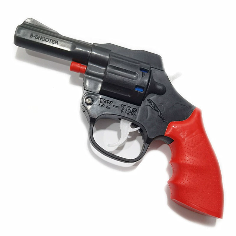 Plastic toy gun for boys, minifigure, wholesale, nostalgia, can launch