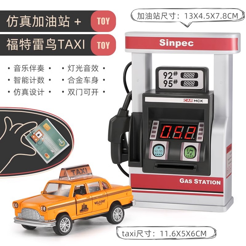 Guerrero aleación modelo coche taxi clásico Ford Thunderbird modelo de coche de juguete de los niños regalo