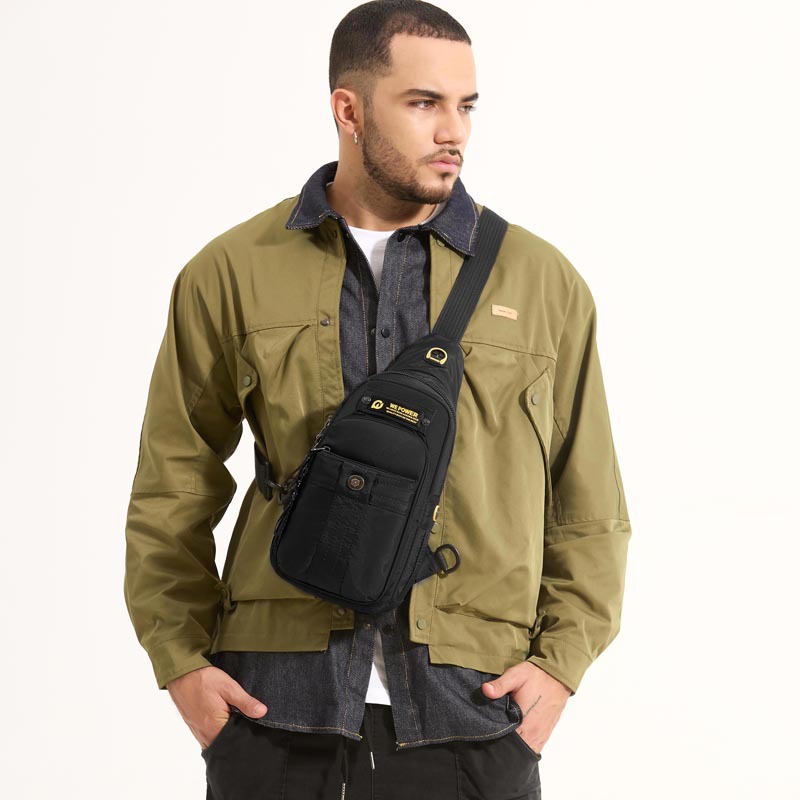WEPOWER nueva bolsa de pecho de viaje al aire libre, mochila multifuncional de viaje casual, mochila portátil de hombro para hombres
