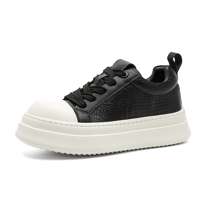 Herren Skaterschuhe Mit Dicker Sohle Und Komfort Passform_voghion.com