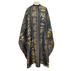 Creative hot-selling hair dyeing tools haircut shawl perm haircut shawl scissors comb pattern hair dyeing shawl