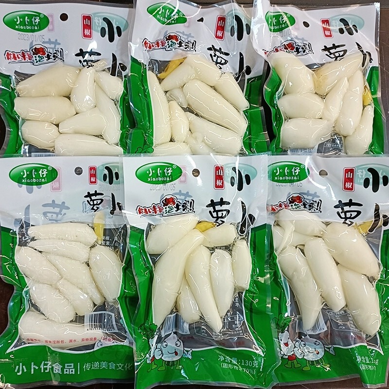 小卜仔 2025年新萝卜上市 山椒小萝卜130克x15包 酸辣脆嫩小萝卜|undefined