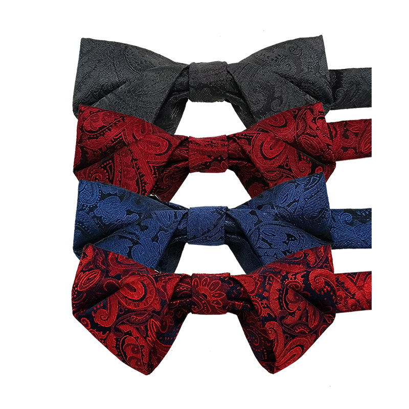 Fabricante spot pajarita para hombre boda boda novio padrino moda británica ropa formal traje de negocios accesorios jacquard