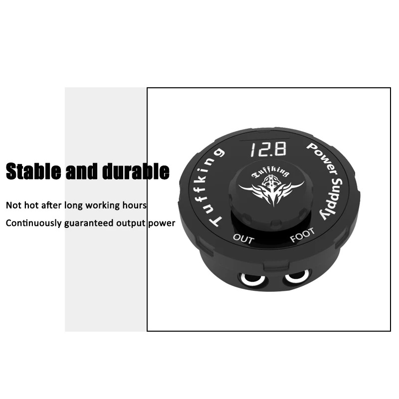 Transfronterizo caliente Tuffking tatuaje fuente de alimentación de voltaje estabilizado corriente constante adaptador de impresora mini tatuaje fuente de alimentación del tatuaje