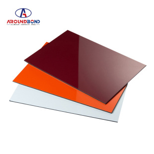 Shanghai aluminum-plastic panel manufacturer 3mm4mm aluminum-plastic panel high-gloss wire drawing mirror aluminum-plastic panel exterior wall decoration aluminum-plastic panel