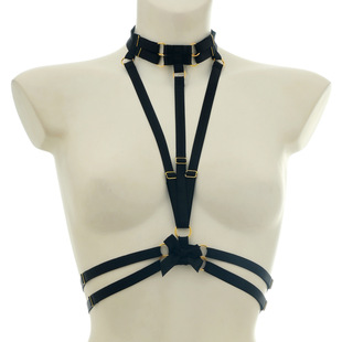 Cross-border trade supply factory direct multi-color optional sexy hollow nightclub ladies harness underwear O0918