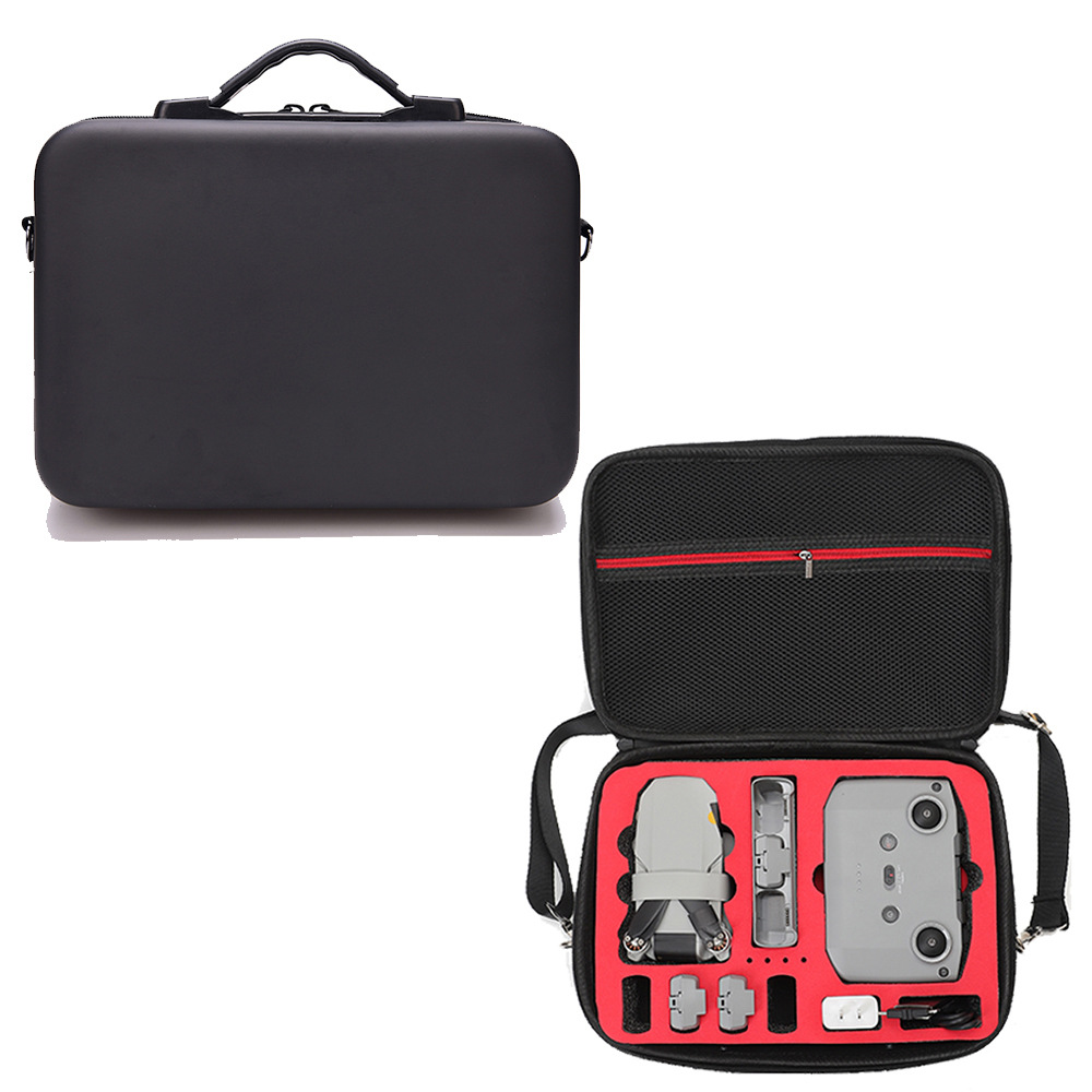 Adecuado para dji Mini 2 caja de almacenamiento dji mini 2 bolsa portátil PU caja de almacenamiento portátil bolsa UAV
