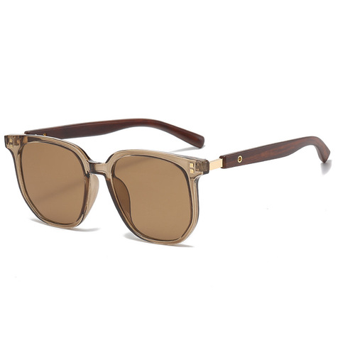 14524 Large Frame Square Myopia TR90 Anti-Blue Light Glasses  New Fashion Internet Celebrity Plain Glasses