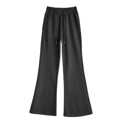 Lulu Style Hip-Hop Bell Bottom Women's Sports Pants 2025 Spring and Autumn New High-Waist Guard Pants Slimming Casual Trotter Pants