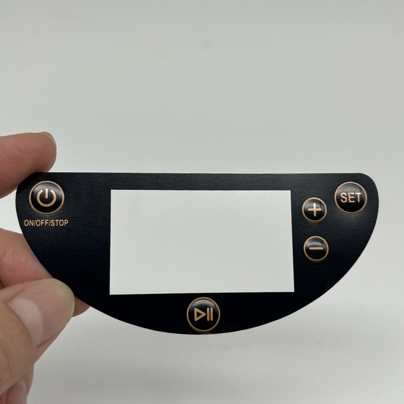 定制PET薄膜鼓包开关按键显示贴纸PVC凸包按键视窗面贴区域高粘胶