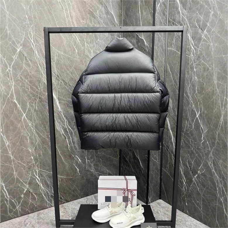 九江羽绒服跨境蒙家正确版立领大标白鸭绒冬季保暖外套面包服夹克|undefined